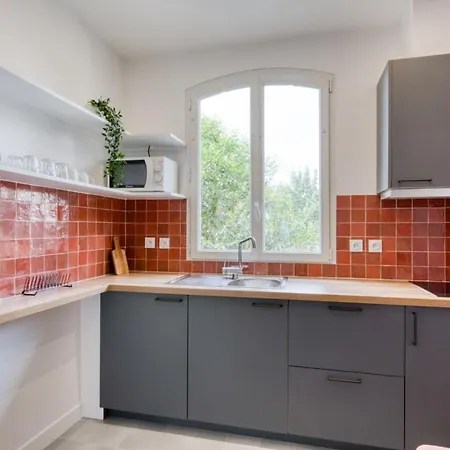 Cocon Terracotta - Cosy - Rer Apartment Choisy-le-Roi